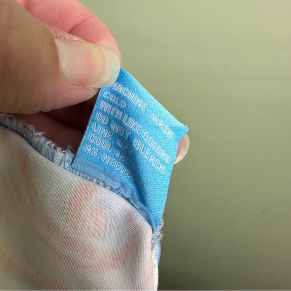 J. McLaughlin Pants Women's Orange And Blue Paisley Print Modal Spandex Size 10 - Picture 14 of 15